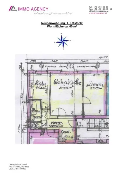 Tolle 3 Zimmer Wohnung Nähe Sobieskiplatz