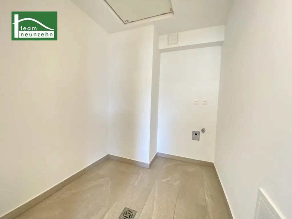 Familientraum im Mautner-Markhof mit Süd-Terrasse! Traumküche- und Bad sowie Abstellraum! GEMEINSCHAFTLICHE DACHTERRASSE!