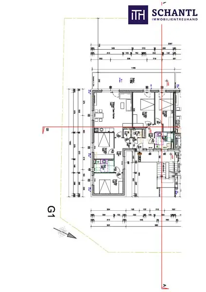 MEGA-Familienwohnung mit 4 Zimmern und zwei Bädern und Blick ins Grüne in einer ruhigen Sackstraße gelegen - 8041 Graz - PROVISIONSFREI!