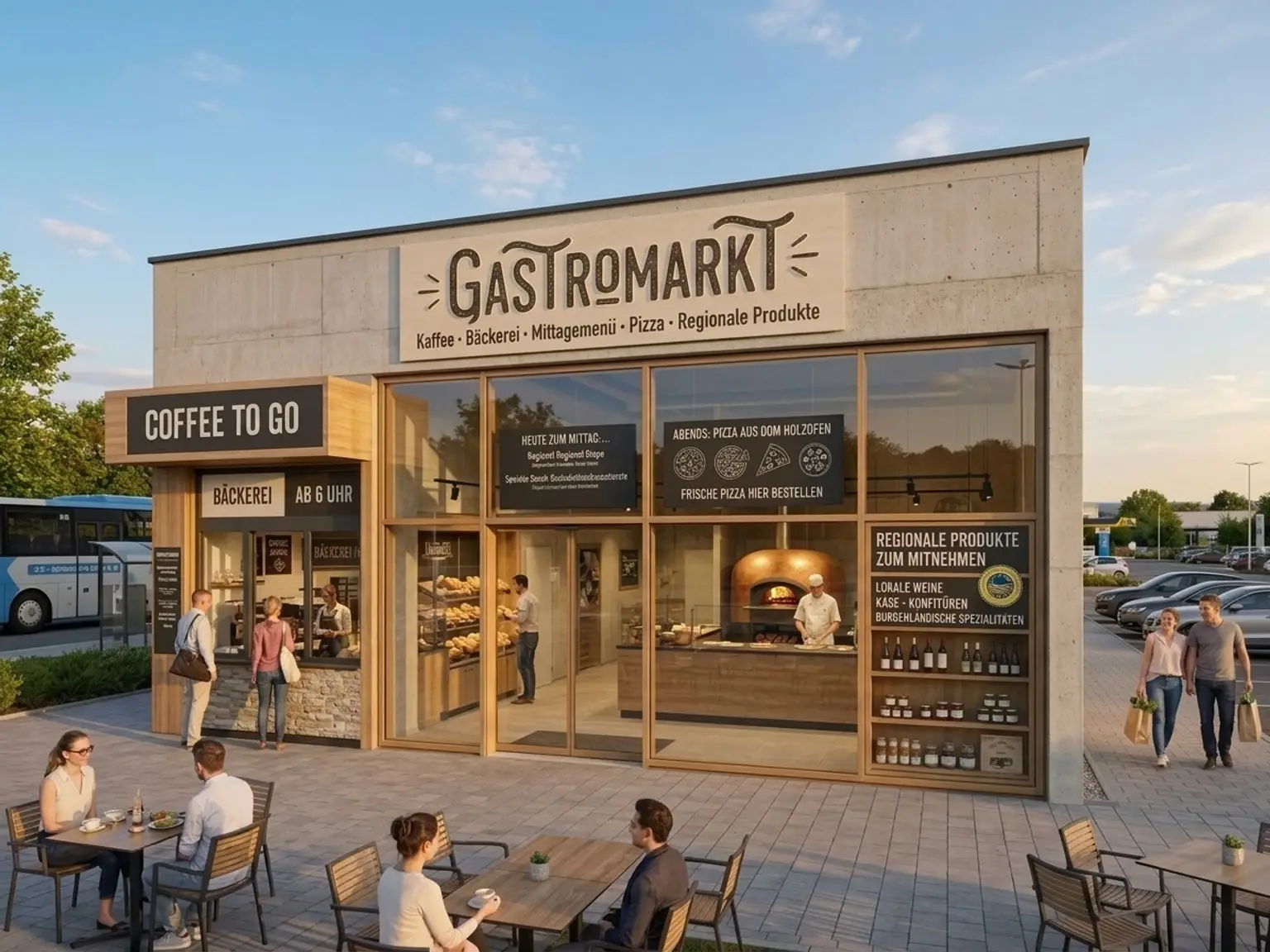 Verwirklichen Sie Ihr Gastronomiekonzept in bester Lage von Eisenstadt - Gewerbe-Rohbau einschließlich Baurecht