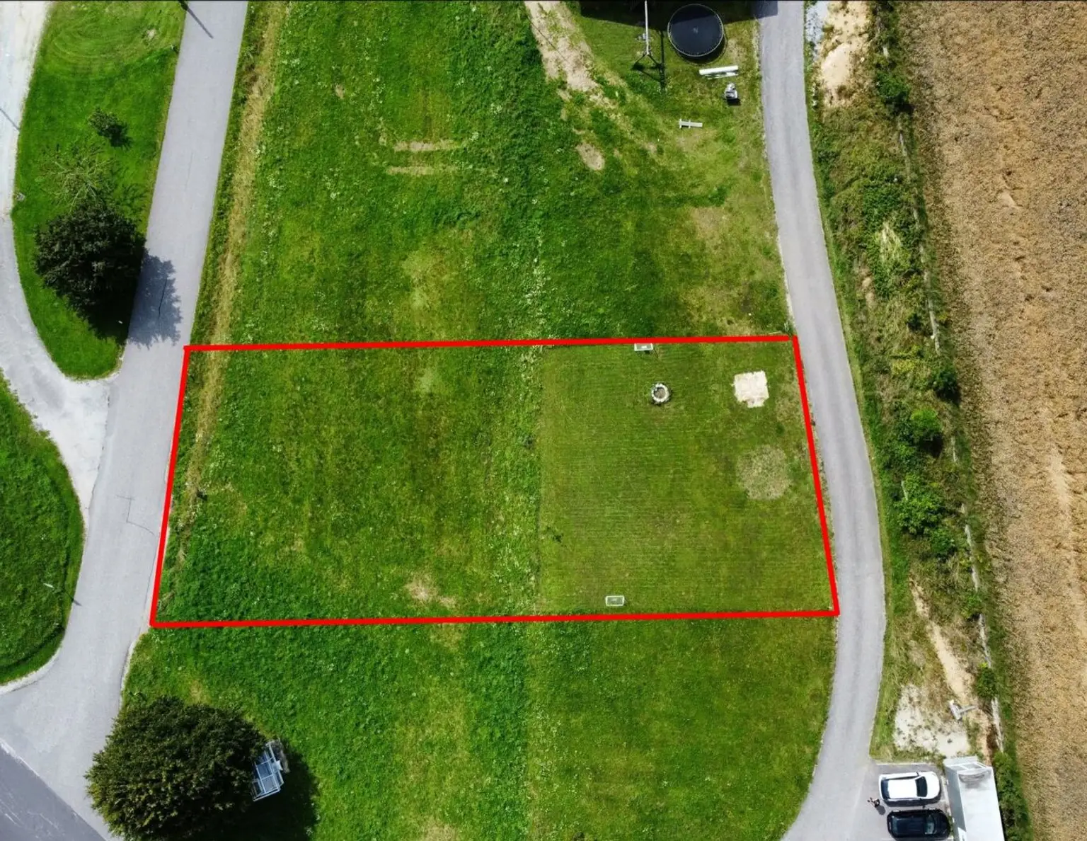 Traumhaftes Baugrundstück: 982m² für Ihr Eigenheim / Gewerbe in Gutauer Naturlage ohne Bauzwang
