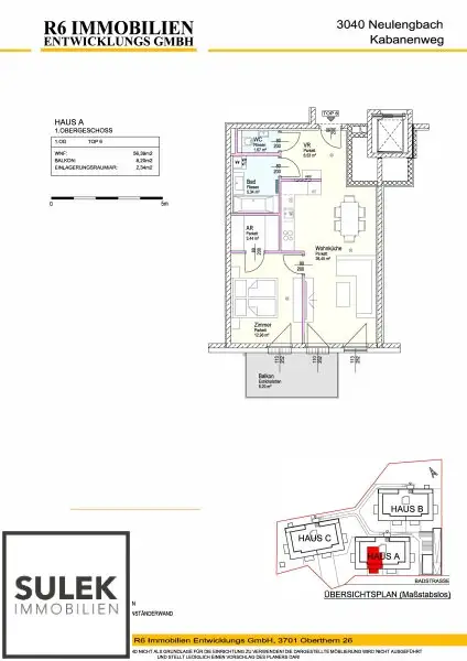 Wohnpark Neulengbach | Erstbezug | 2 Zimmer mit Balkon