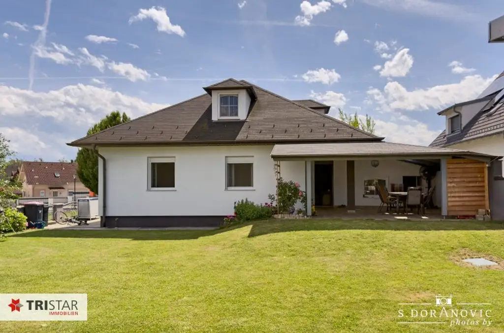 NEU! ++ Einfamilienhaus mit Sauna & großem Garten ++ Siegendorf bei Eisenstadt ++ Ziegelmassivbauweise ++ Carport + Garage ++ Nähe Neusiedler See ++