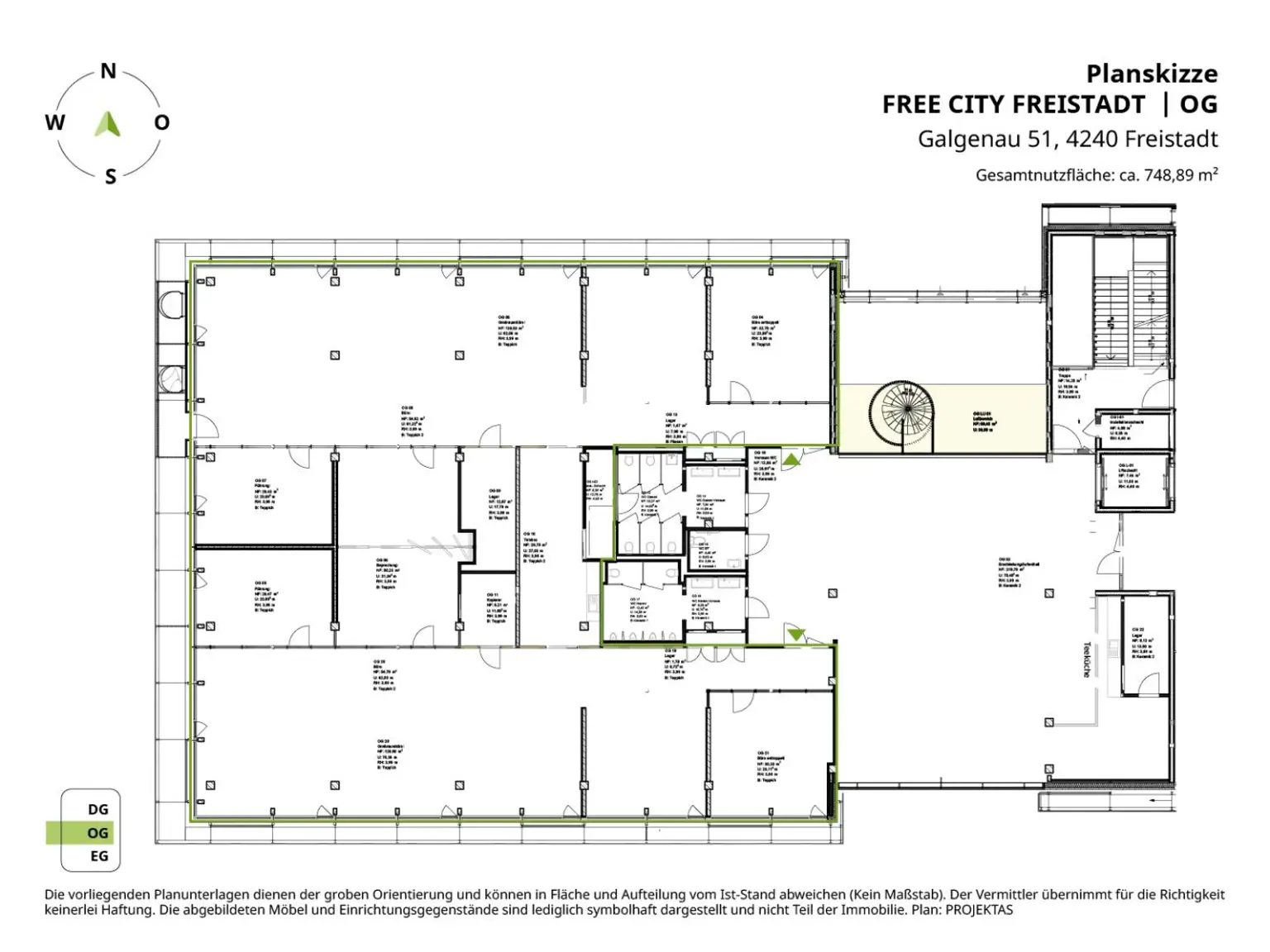 OFFICE BASE DER ZUKUNFT - FREE CITY - 750 M² BÜRO