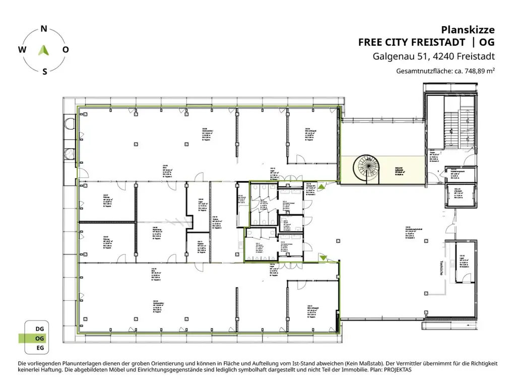 OFFICE BASE DER ZUKUNFT - FREE CITY - 750 M² BÜRO