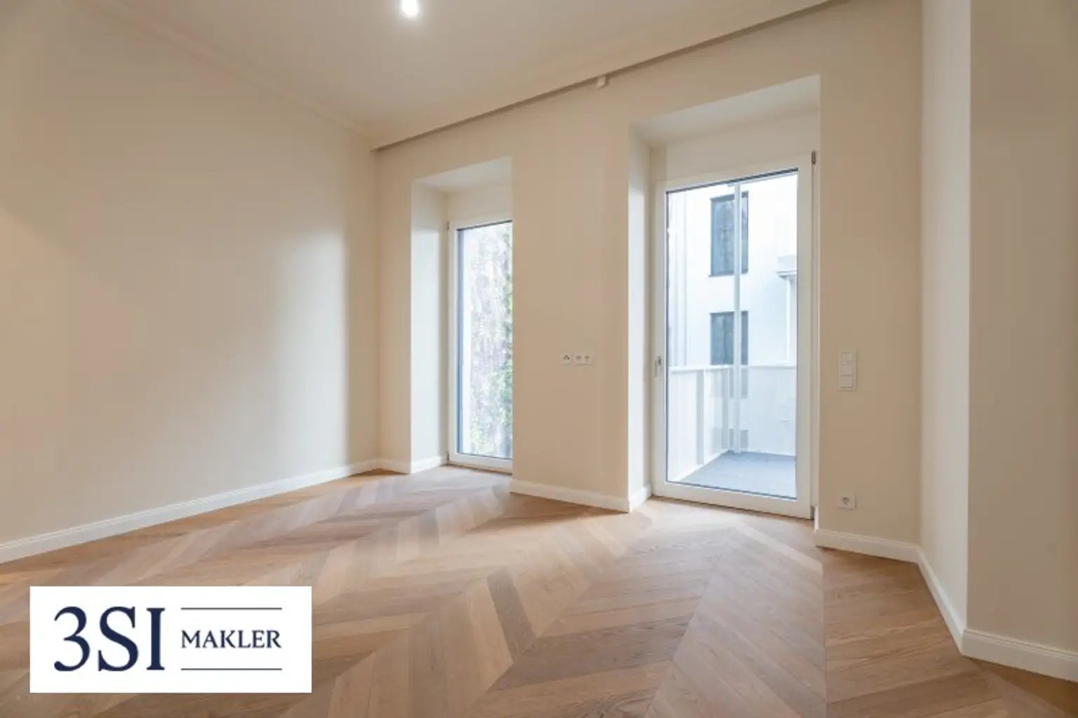 Stilvolle 3-Zimmer-Wohnung mit Balkon beim Naschmarkt