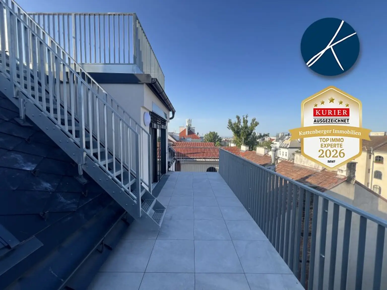 Balkon und Dachterrasse