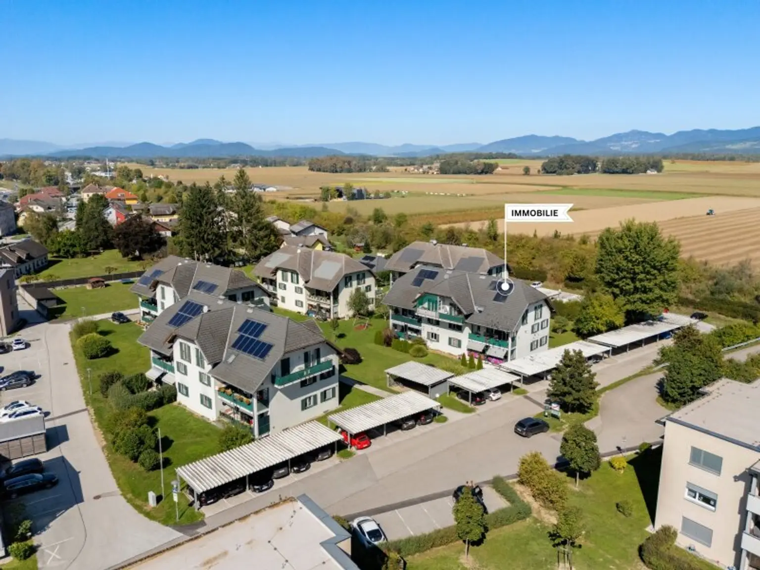 Traumhafte 100m² 4 Zi Wohnung plus 15,00m² Südbalkon in Grafenstein - 10 min. nach Klagenfurt