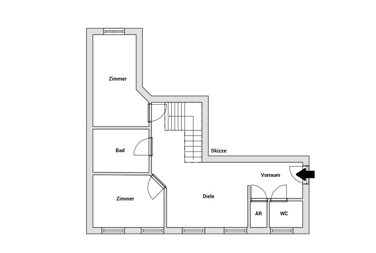 Gut geschnittene Dachgeschoßwohnung in beliebter Wiener Lage