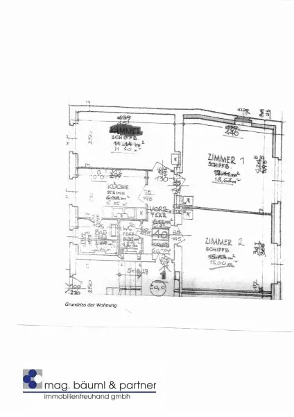 richtig gute 3 Zimmerwohnung neben U1, auch Anlage geeignet