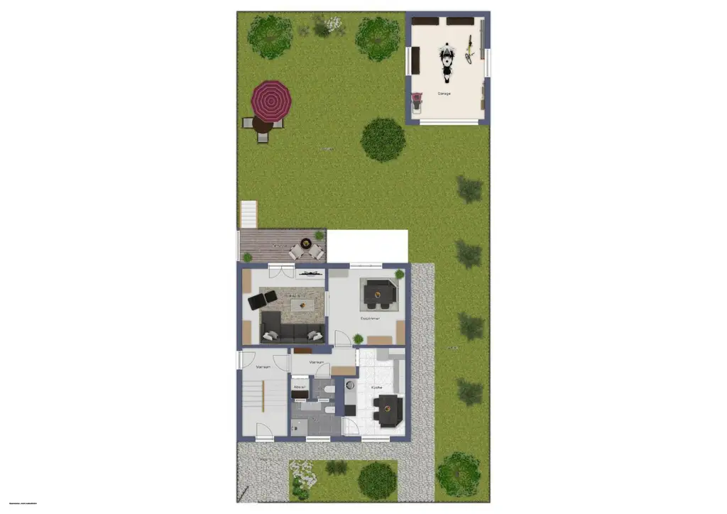 Einfamilienhaus mit Garten in Spratzern