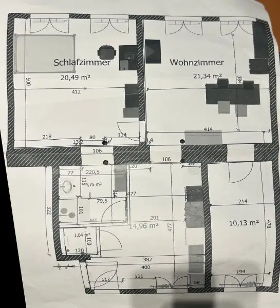 Plan ohne Balkon