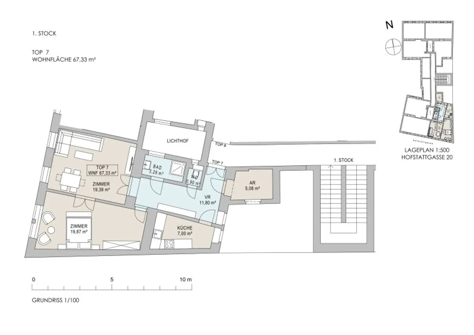 Wohnen mit Wiener Charme – Altbauflair in der Hofstattgasse