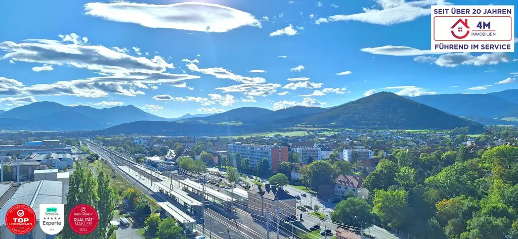 "EXKLUSIV & UNVERWECHSELBAR" Gewerbeflächen mit Panoramablick – Zwei ganze Etagen im höchsten Gebäude der Region