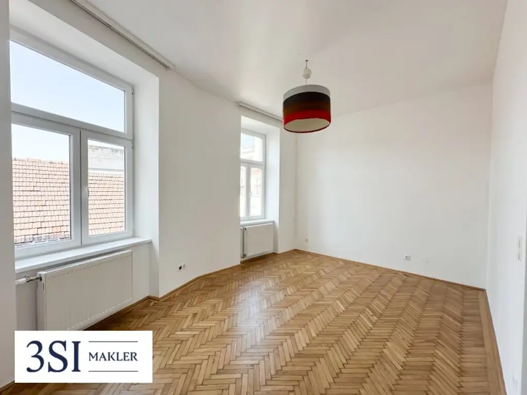 Elegante 4-Zimmer-Altbauwohnung mit Weitblick - in Top-Lage des 4. Bezirks beim Wiener Hauptbahnhof