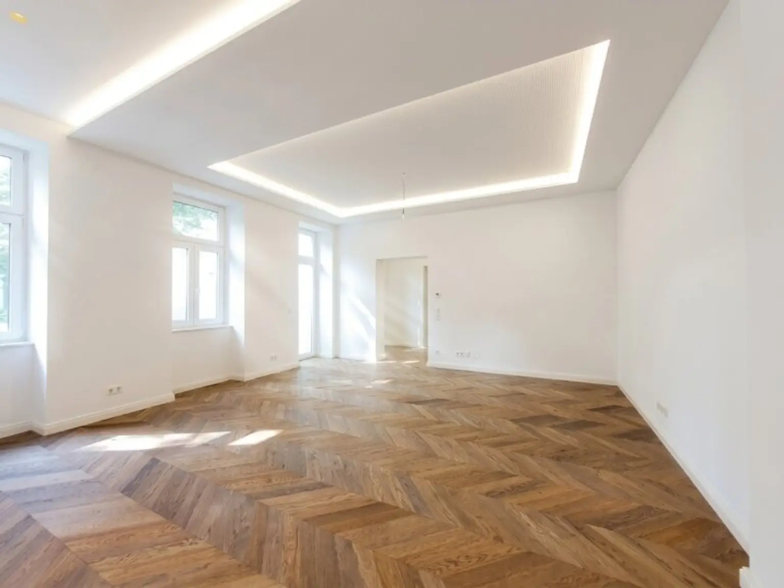 Wohnküche mit Balkon