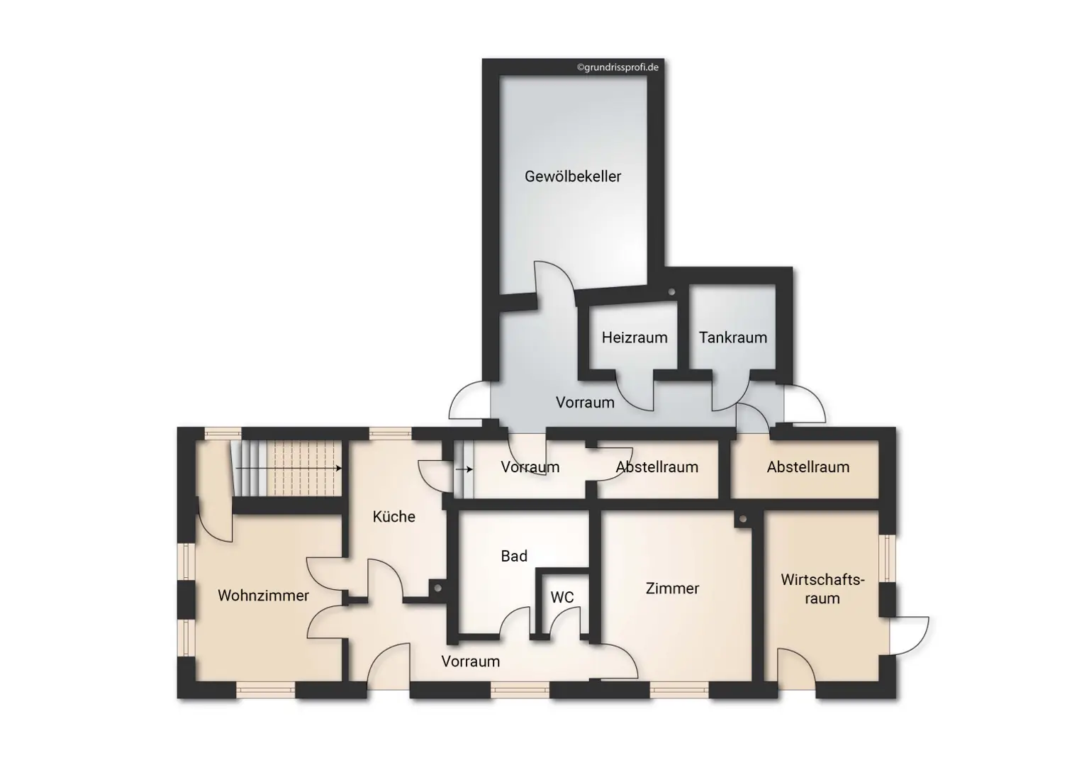 Wohnhaus mit SANIERUNGSBEDARF