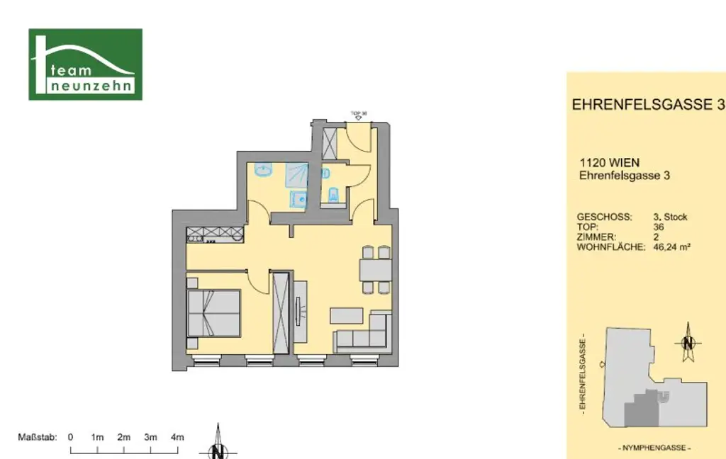 Charmanter Altbau in Toplage – Ehrenfelsgasse 3, 1120 Wien