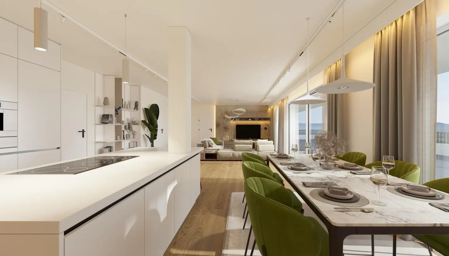 Wohn- Essbereich I Visualisierung