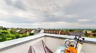 Ausblick vom Balkon