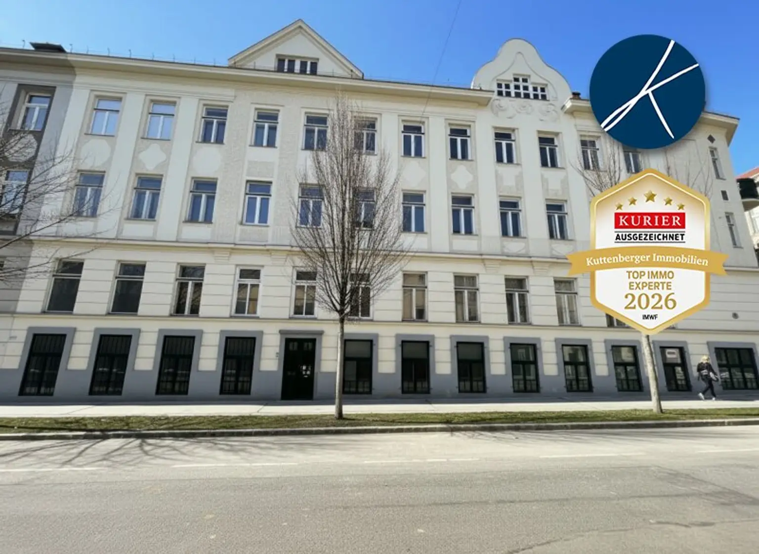 lange Straßenfronten - guter Werbeeffekt