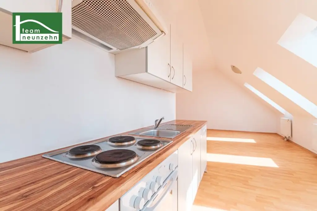 Freundliche DG-Wohnung in Sechshaus - 5 Gehminuten zu U4 und U6! Schlafzimmer in Hofruhelage!