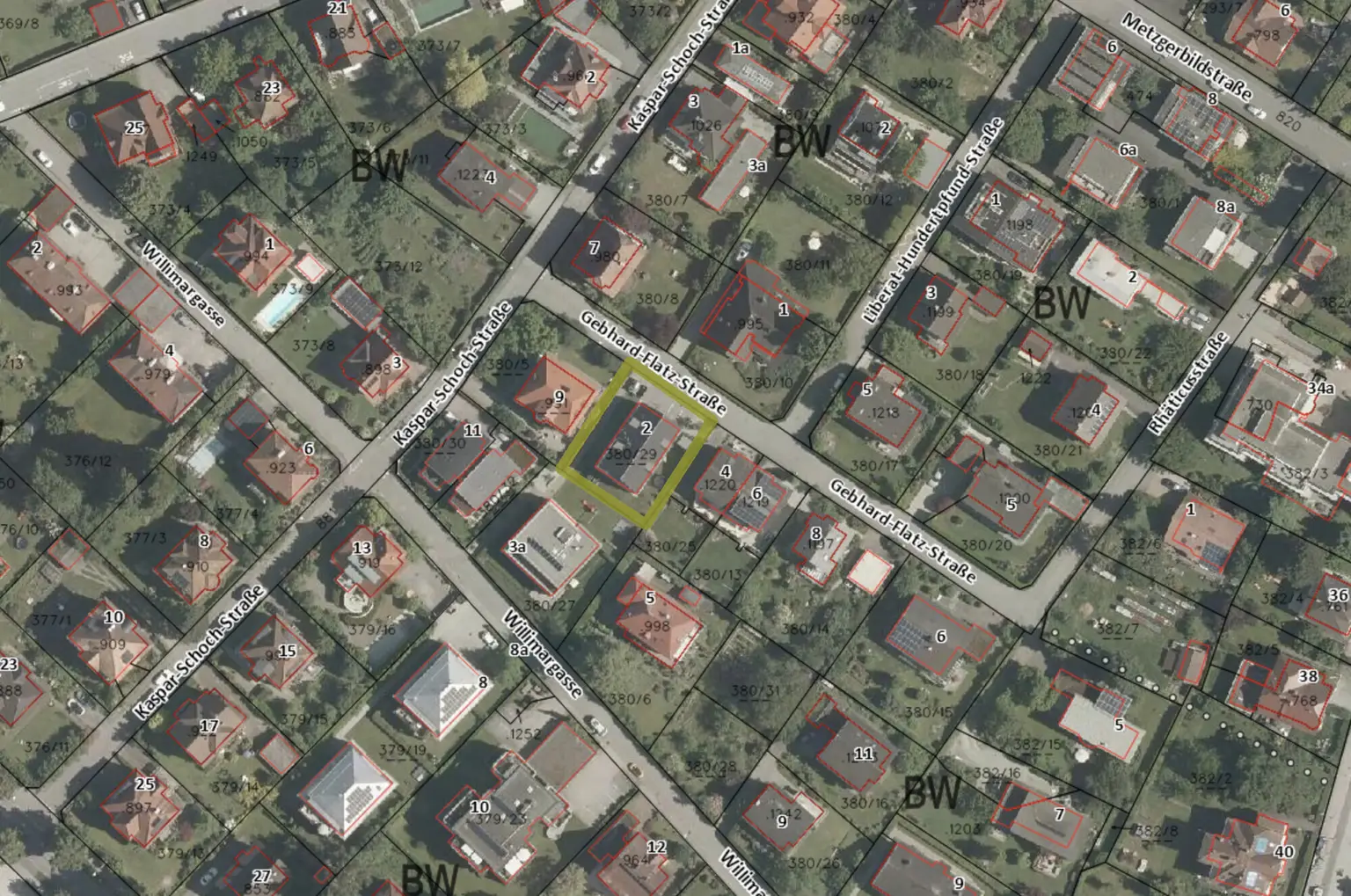 Adressenplan