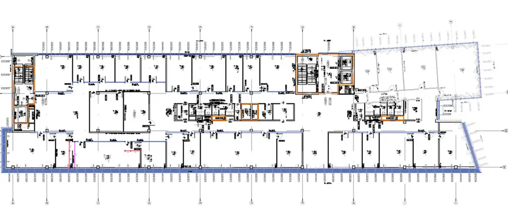 Plan BT 1A 2.OG 1239 m²
