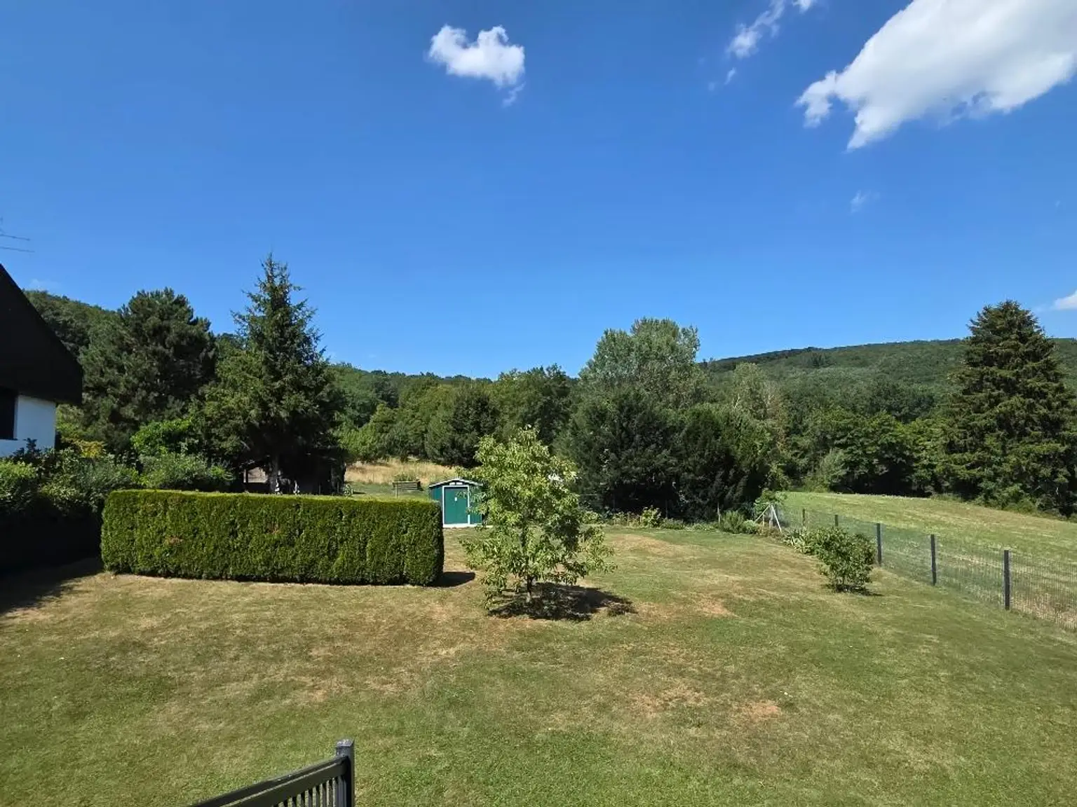Gartenblick von Terrasse