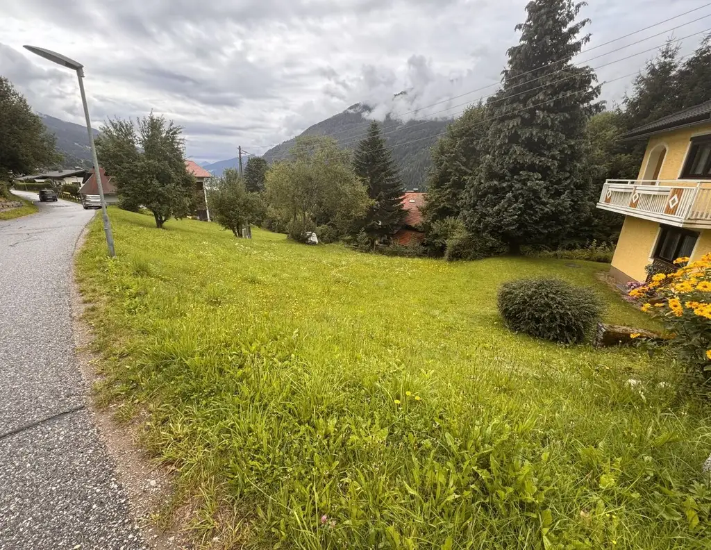 Ihr Baugrundstück in idyllischer Lage oberhalb von Radenthein, St. Peter, mit Bergblick!
