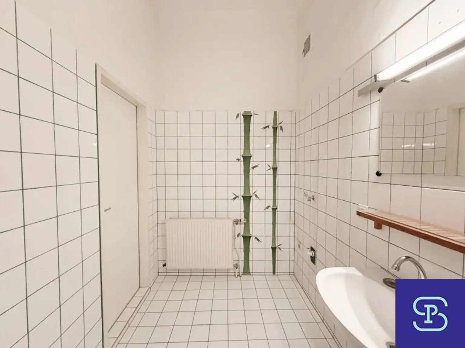 Badezimmer, WM-Anschluss