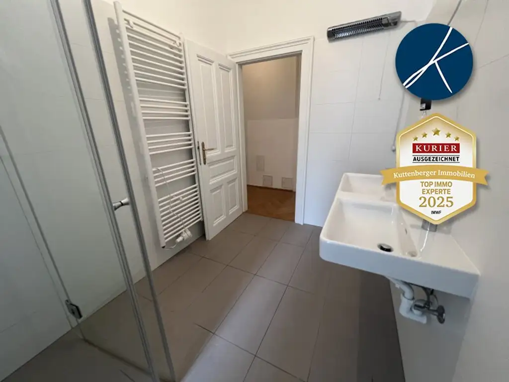 Nähe Stiftskirche (Mariahilfer Straße) U3 : Erstklassiges *Altbau-Juwel mit Balkon*
