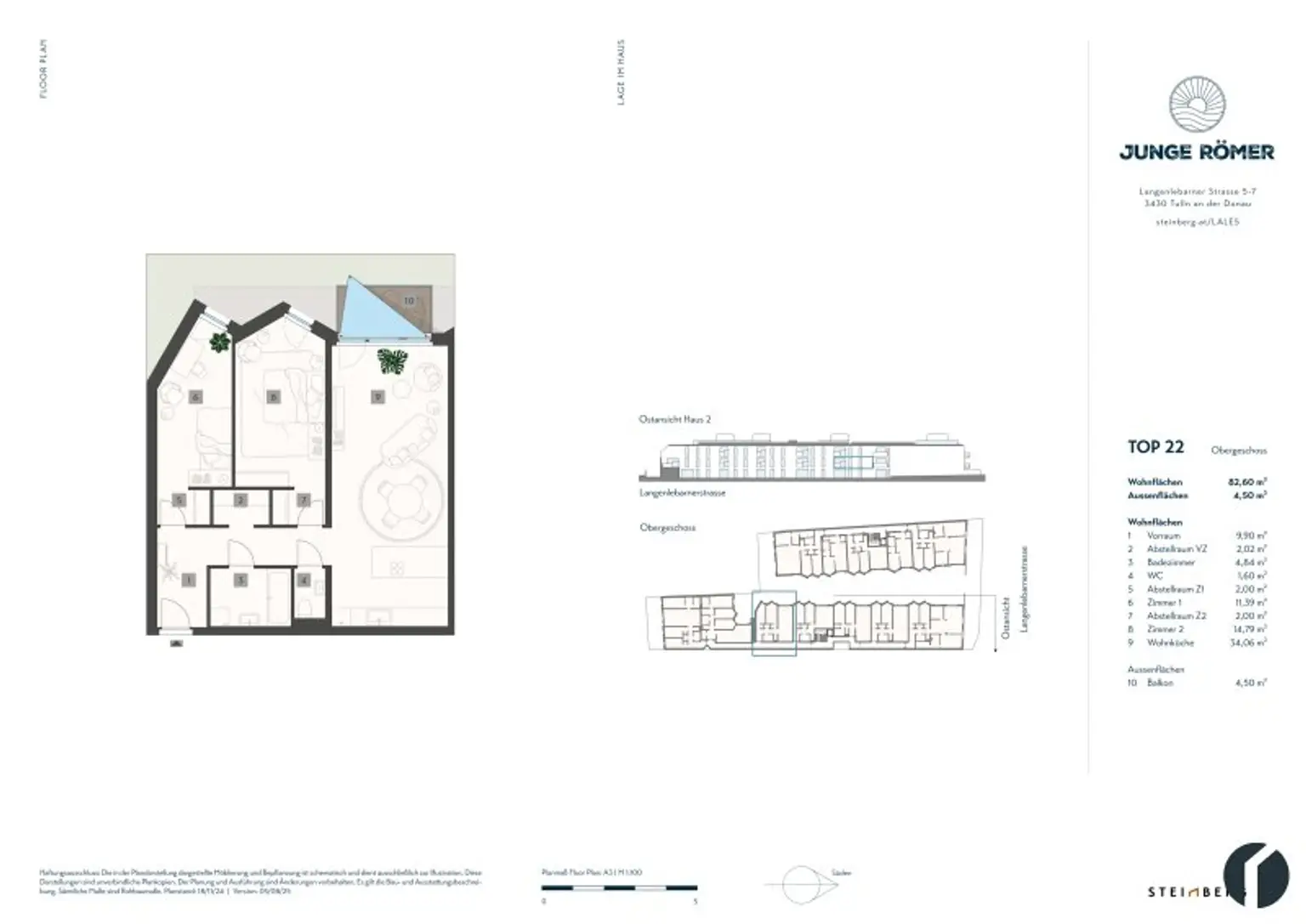 3 Zimmer Wohnung Nähe Donaulände