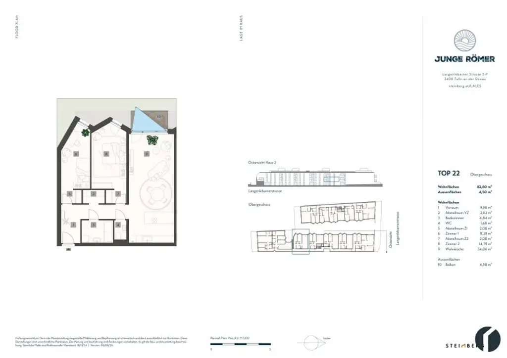 3 Zimmer Wohnung Nähe Donaulände
