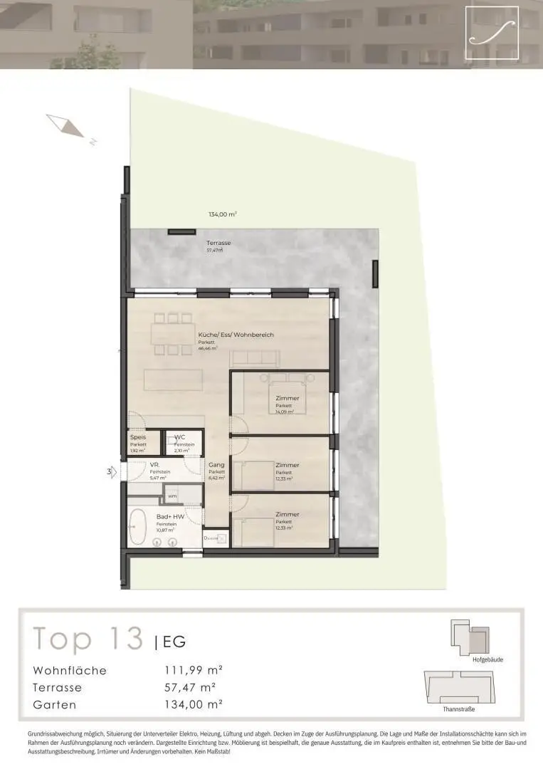 GR Hofgebäude Top 13, EG