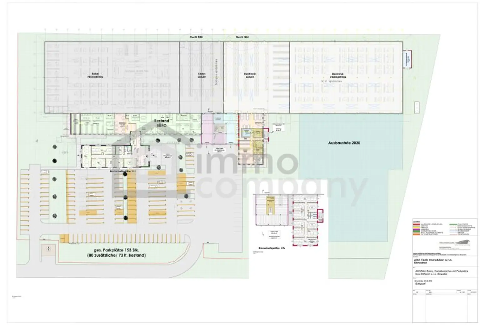 Rendite- Gewerbeobjekt, in Hlohovec/Slowakei, Produktion, Lager, Bürogebäuden  ca.11.000m² vermieteter Fläche.