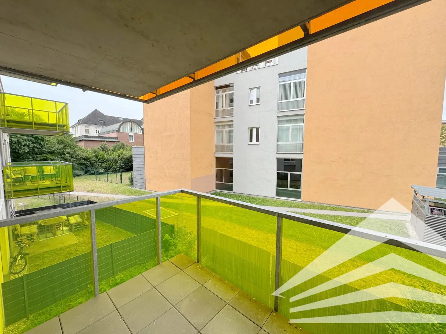 westseitiger Balkon