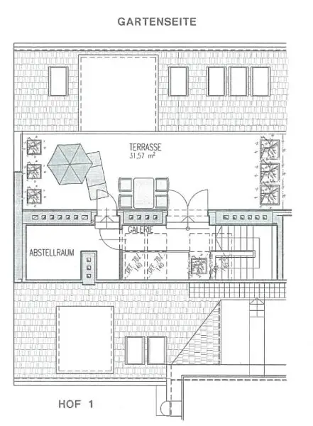 Maisonette mit 3 Zimmer + Galerie und Dachterrasse in 1070 Wien