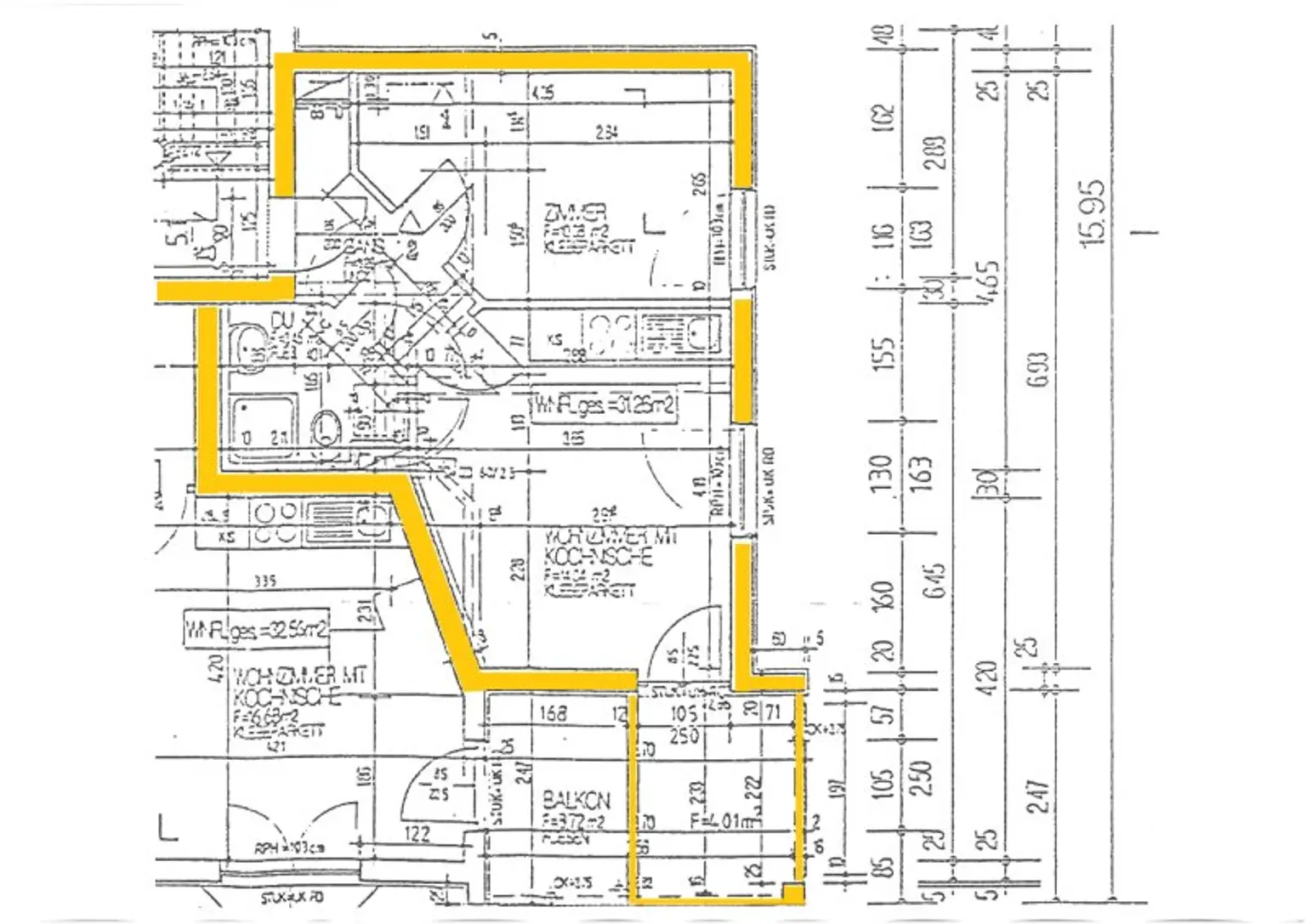 Schöne 2 Zi Wohnung mit Loggia in Waidmannsdorf