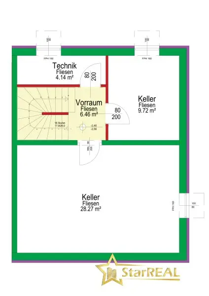 AKTIONSPREIS! HOLZ-Alu-FENSTER, KAMIN, KLIMAVORBEREITUNG. ZIEGELHAUS MIT KELLER. PROVISIONSFREI für den Käufer.