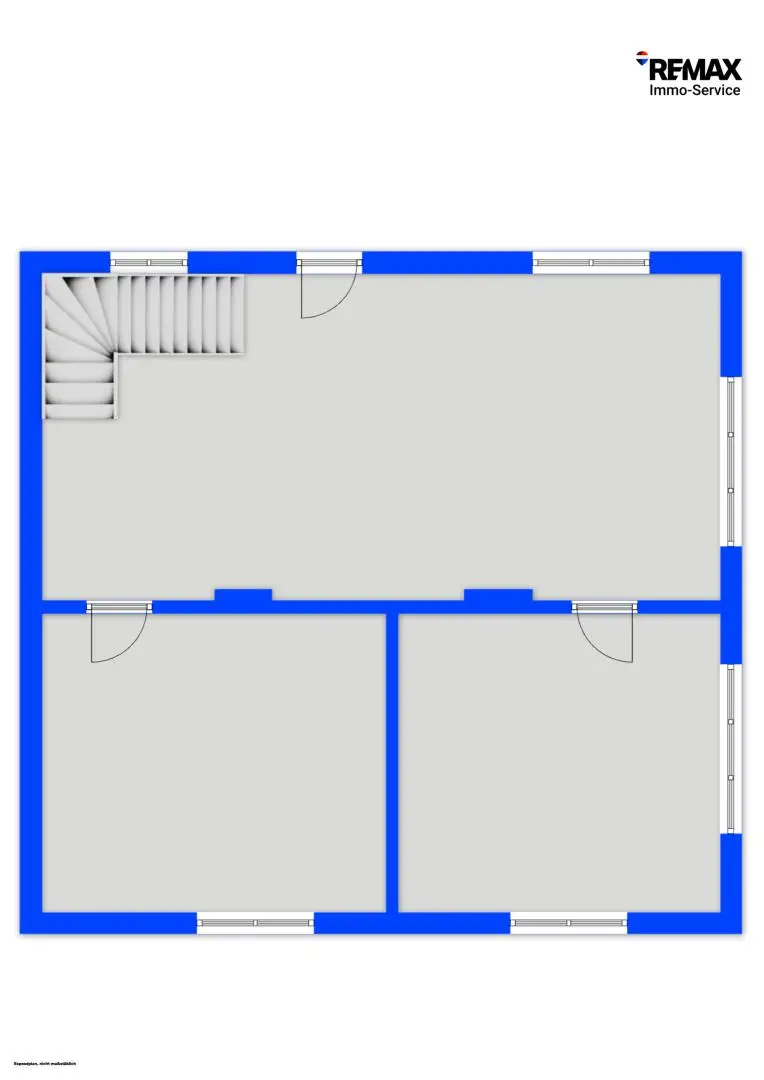 Grundriss Obergeschoß
