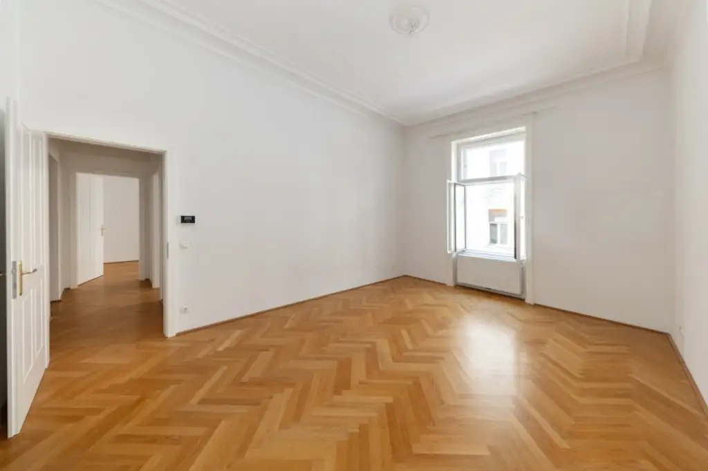 Stilvolle Altbauwohnung in Gründerzeit-Eckhaus – Toplage nahe Karlsplatz