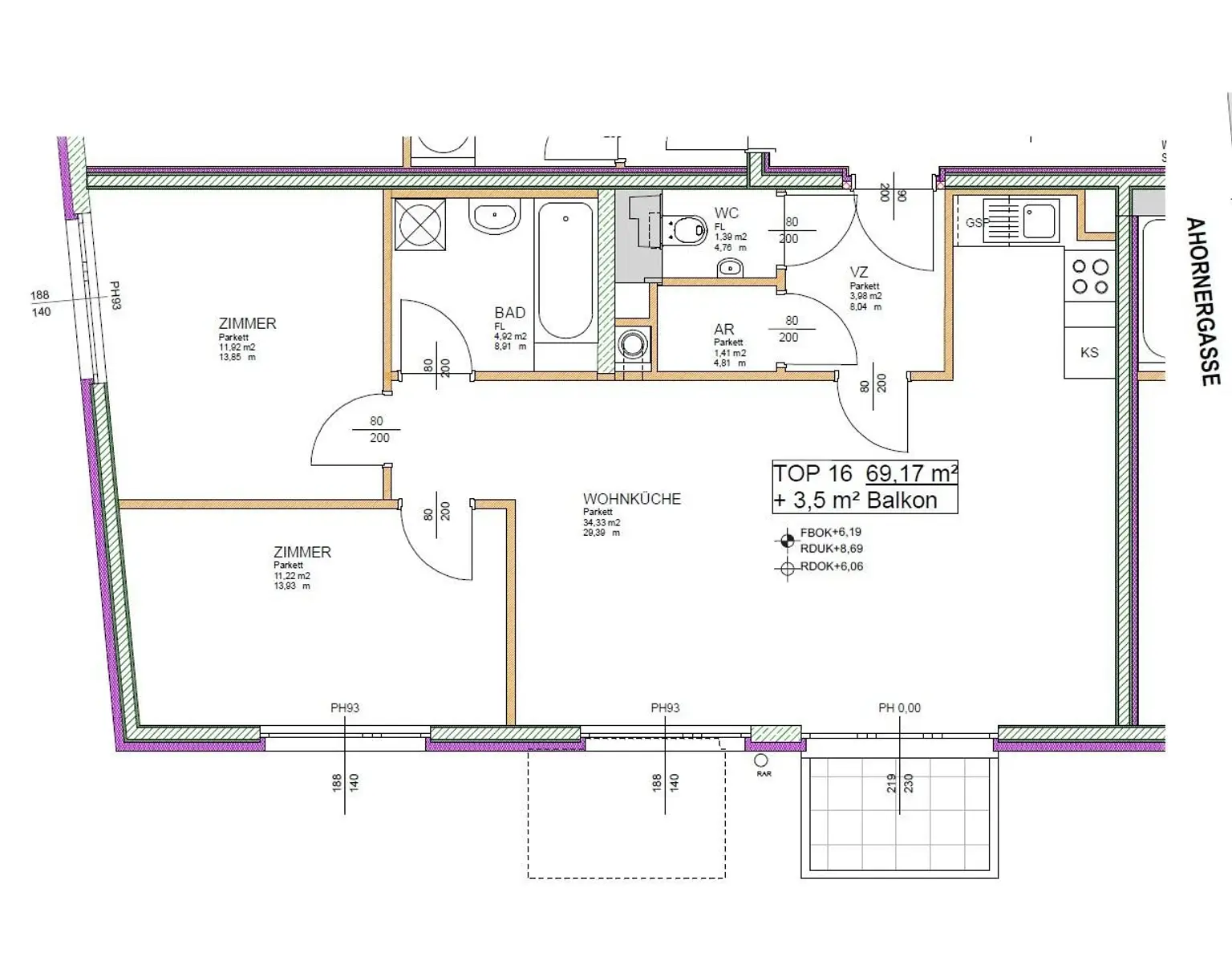 TRAUMLAGE bei der NEUBAUGASSE - Moderne Neubauwohnung mit West-Balkon