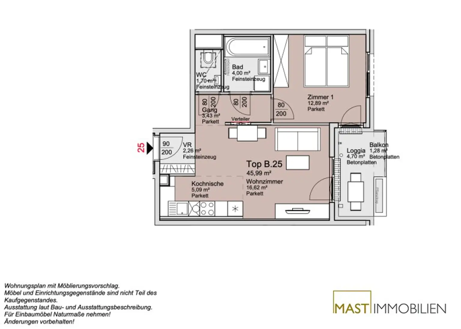 *Ende 2026* Provisionsfreie 2-Zimmer im 4. Stock!