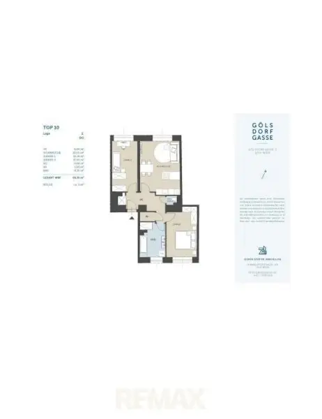 Grundriss Gölsdorfgasse Top 10