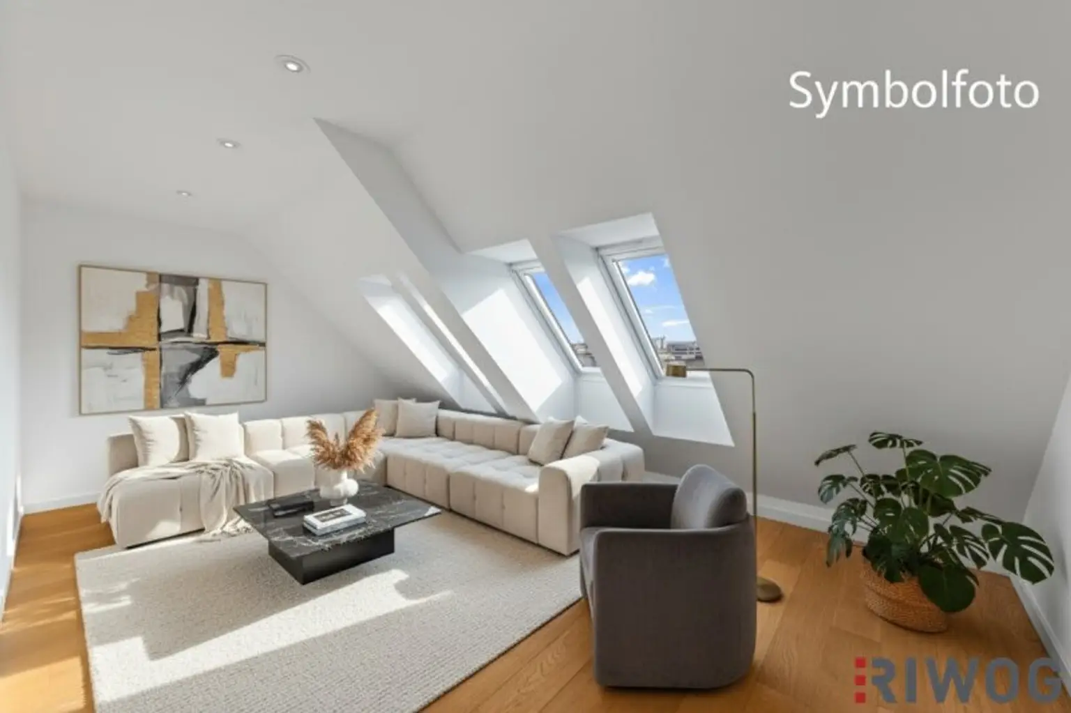 Moderne 3-Zimmer DG-Wohnung zwei Außenflächen und Ausblick