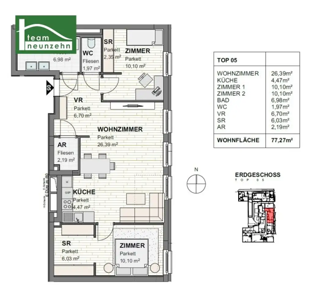 Karmeliterhof - Neubauwohntraum beim Rathausplatz! - JETZT ZUSCHLAGEN