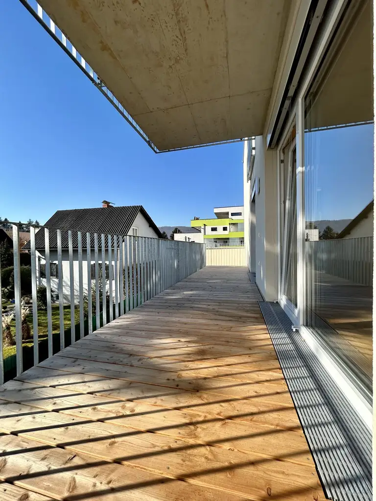 50,5 m² Neubau: 2-Zimmer mit 17,6 m² Balkon und Lift in Graz-Wetzelsdorf