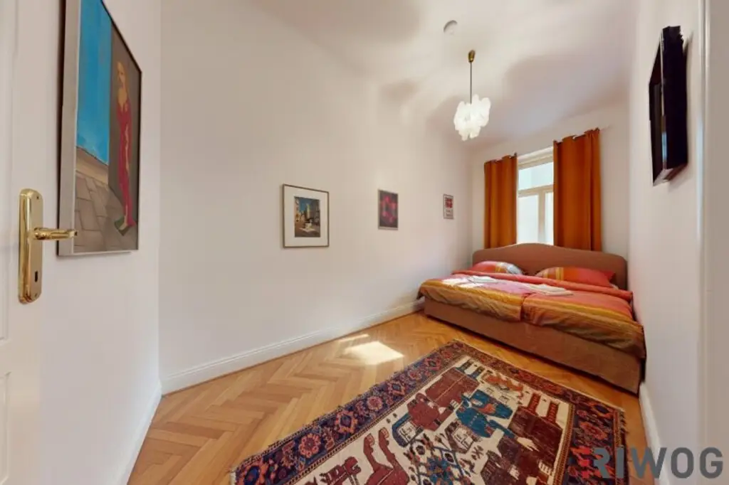 Wohnung mit Widmung für Kurzzeitvermietung vor den Toren Schloss Schönbrunns | Südseitiges 4-Zimmer Altbauapartment I 360° Rundgang