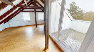 Wohnbereich mit Loggia DG